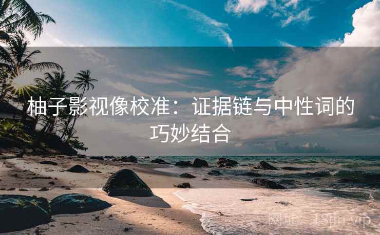 柚子影视像校准:证据链与中性词的巧妙结合 柚子影视像校准:证据链与中性词的巧妙结合