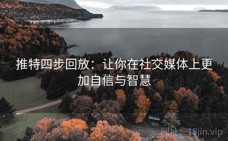 推特四步回放:让你在社交媒体上更加自信与智慧 推特四步回放:让你在社交媒体上更加自信与智慧